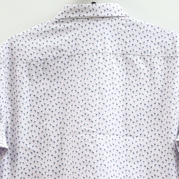 Bonobos Stretch Riviera Short Sleeve Men's Shirt Tailored Fit Long XXL 283419 - Picture 10 of 11